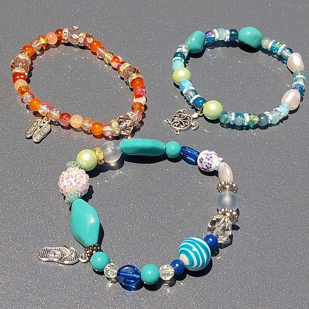 Custom Created Crystal Flip Flops... - image 2